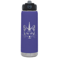 Caticorn 20 oz Water Bottle | Purple