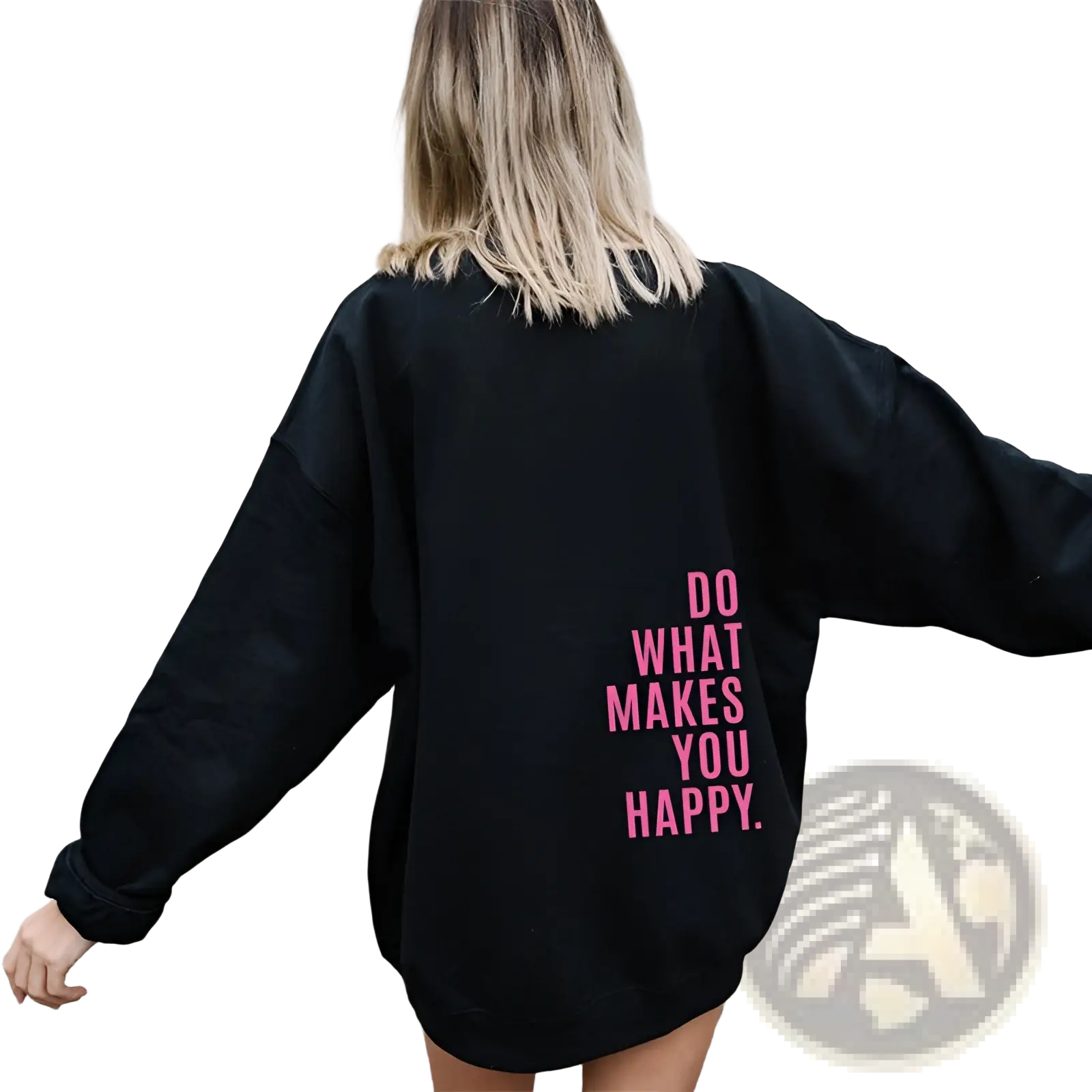 Do what Makes you Happy Oversized Streetwear Hoodie
