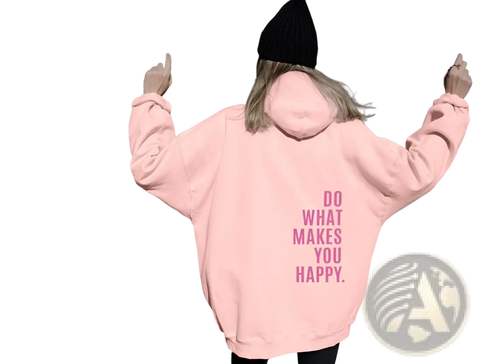 Do what Makes you Happy Oversized Streetwear Hoodie