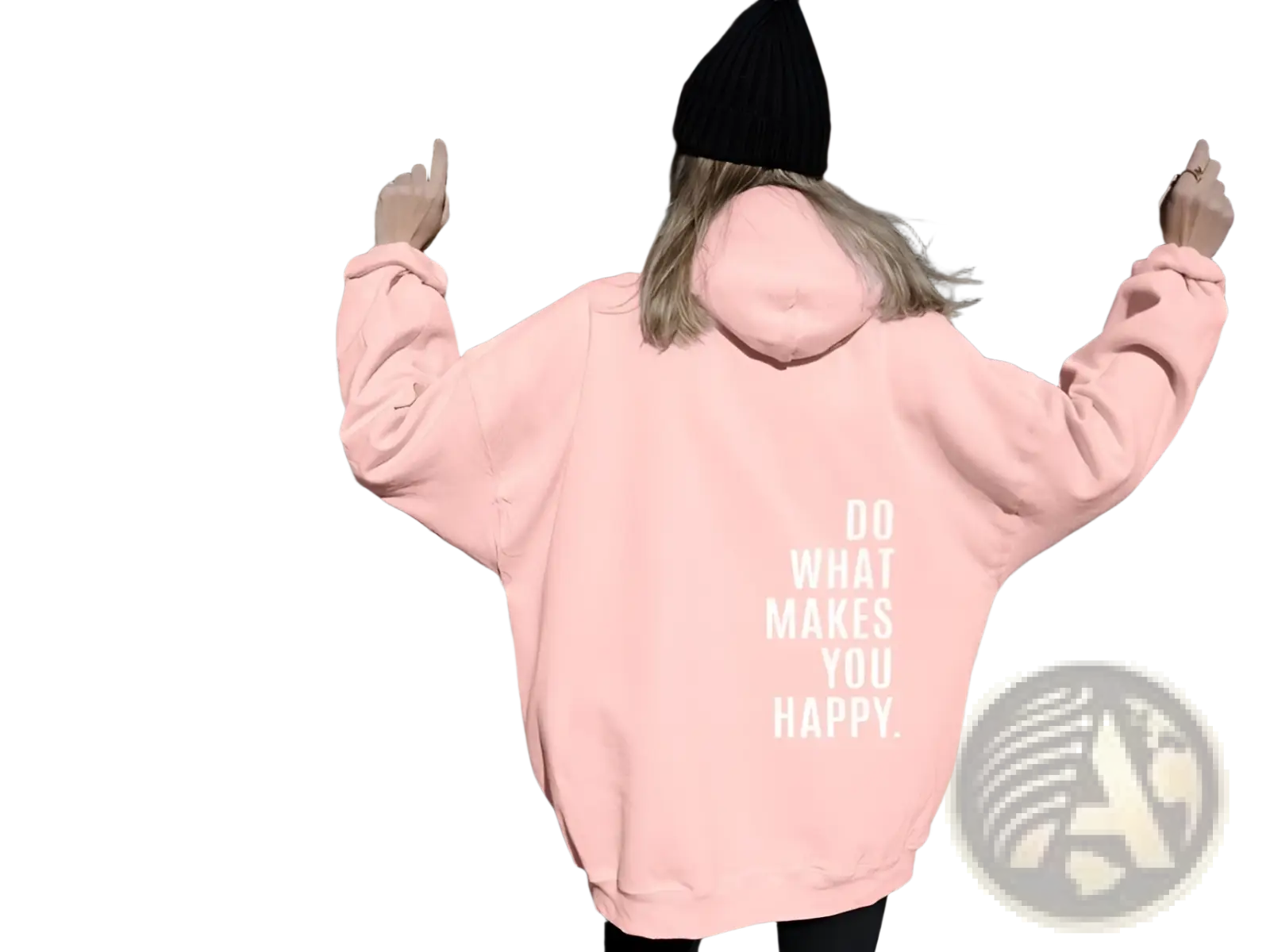 Do what Makes you Happy Oversized Streetwear Hoodie