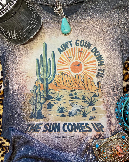 Ain't Goin' Down Vintage Desert Sunset Graphic Tee